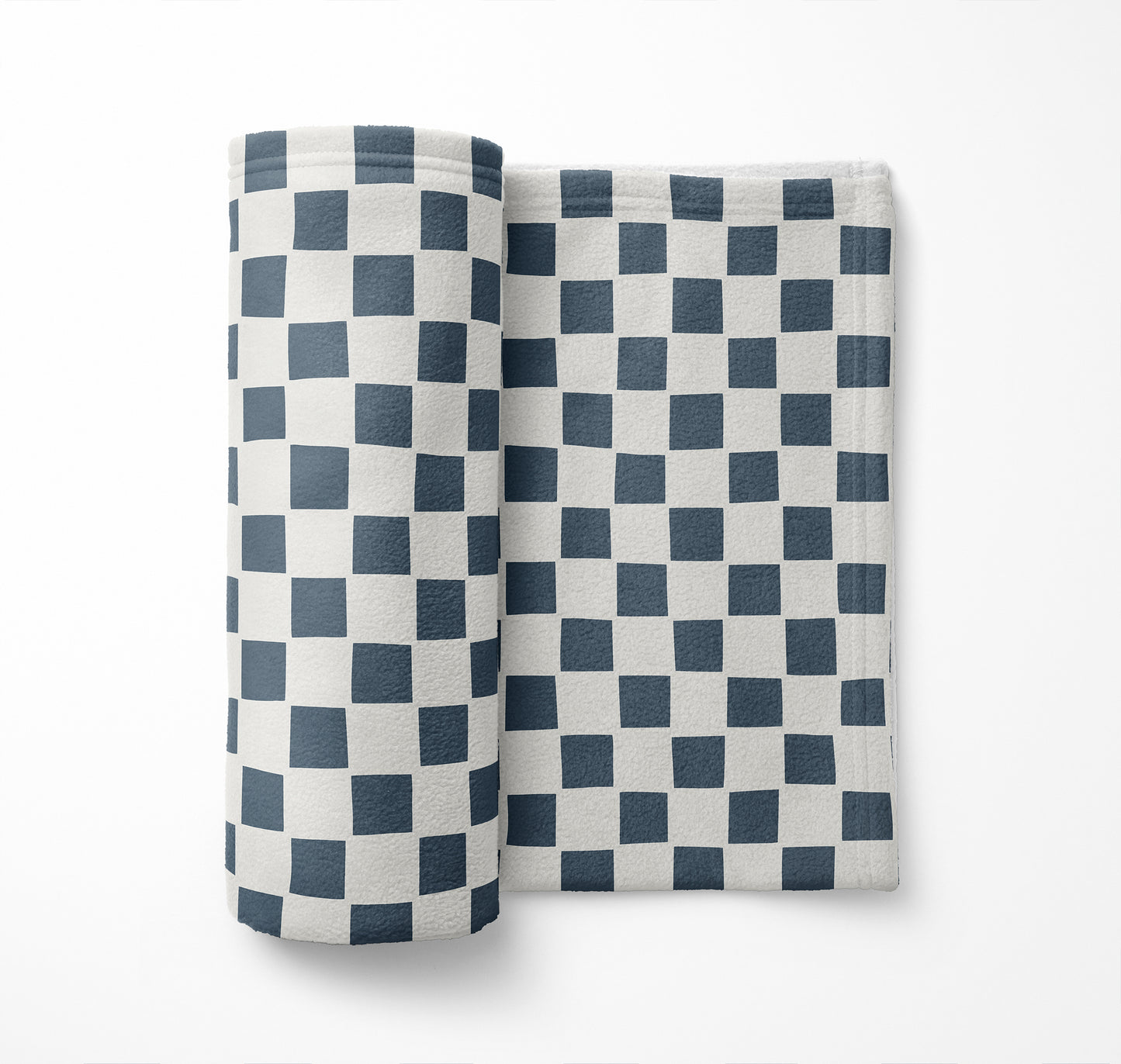 Checkered Velveteen Fleece Blanket