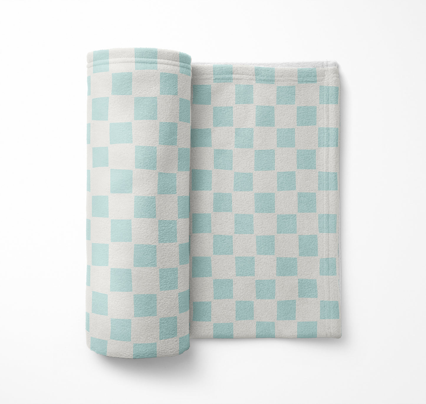 Checkered Velveteen Fleece Blanket