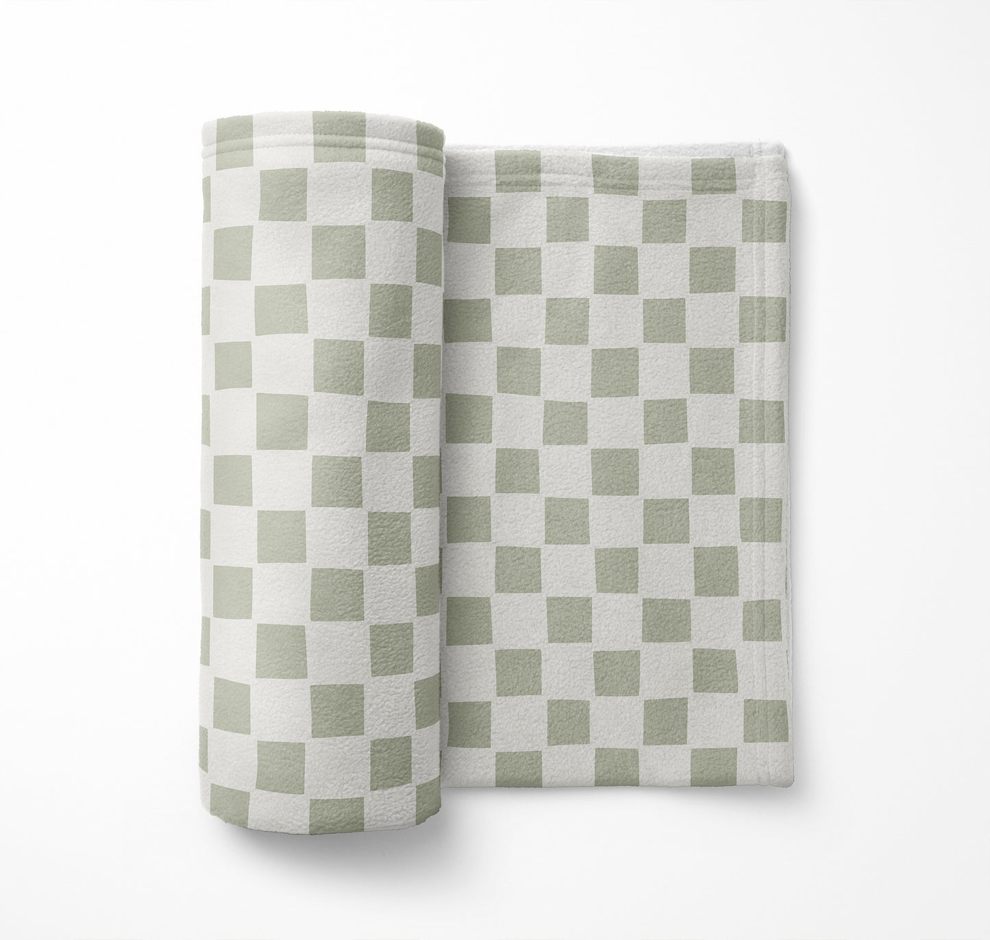 Checkered Velveteen Fleece Blanket