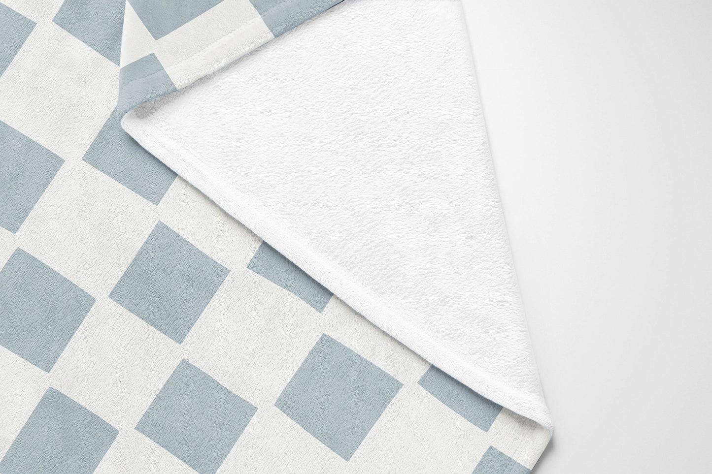 Checkered Velveteen Fleece Blanket