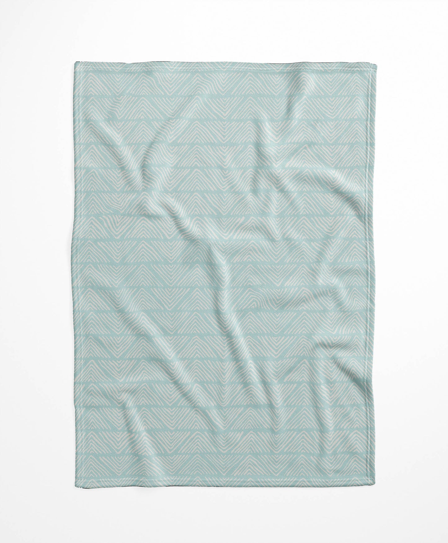 Chev Wave Stripe Velveteen Fleece Blanket