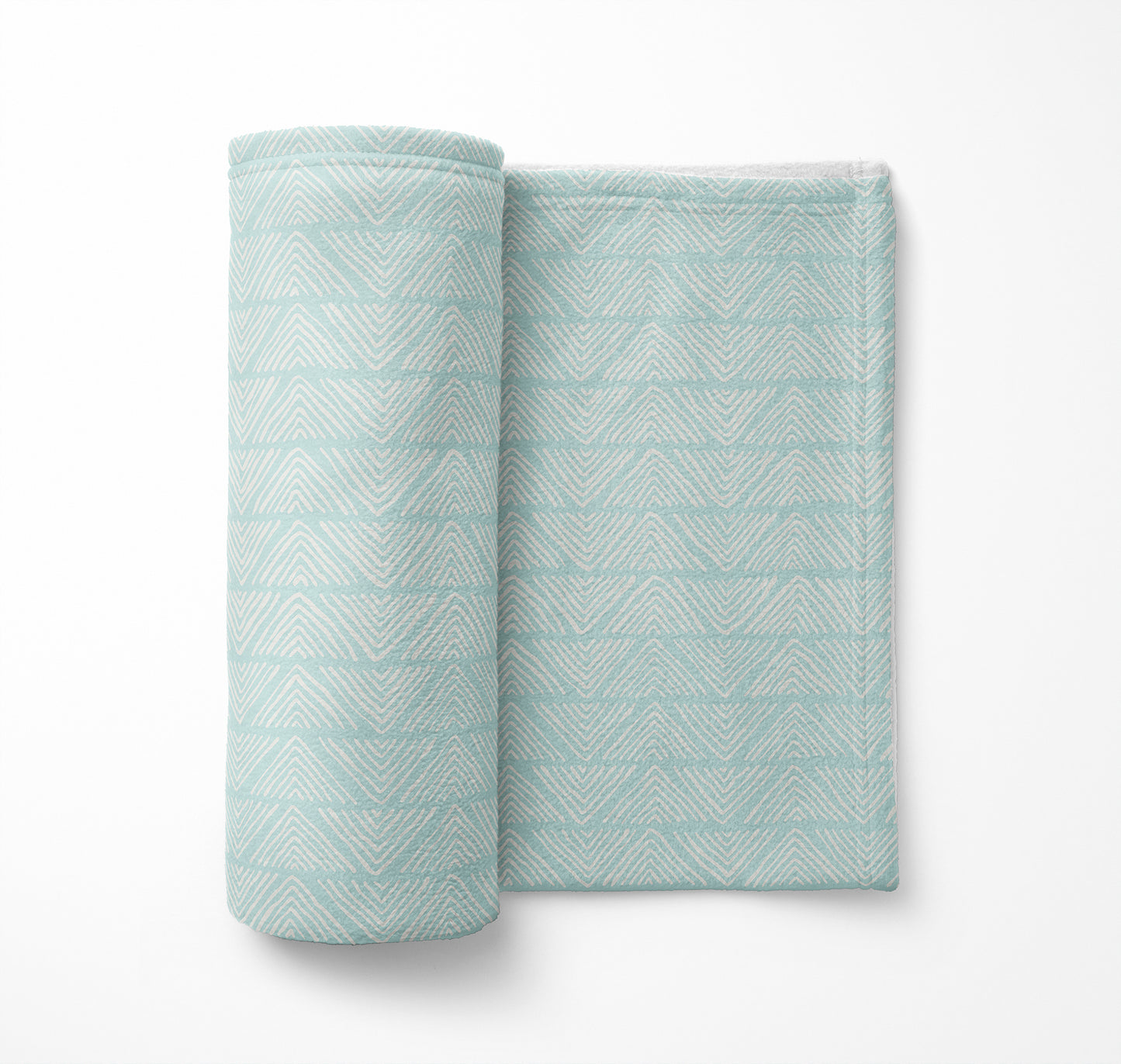 Chev Wave Stripe Velveteen Fleece Blanket