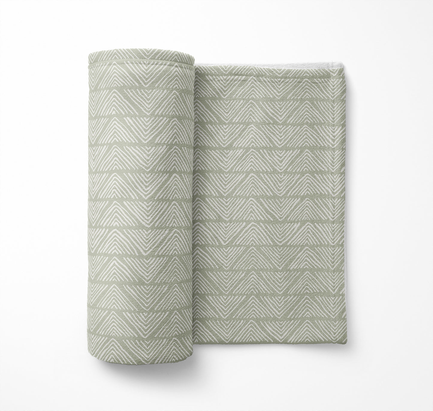 Chev Wave Stripe Velveteen Fleece Blanket