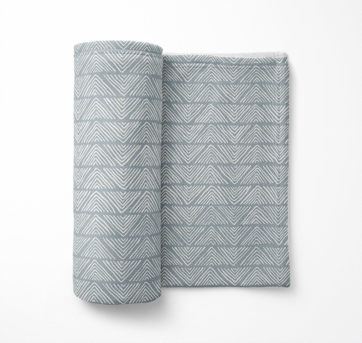 Chev Wave Stripe Velveteen Fleece Blanket