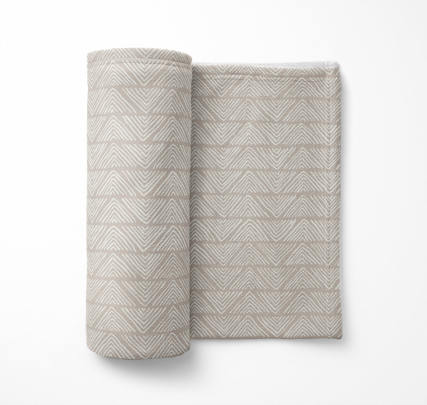 Chev Wave Stripe Velveteen Fleece Blanket