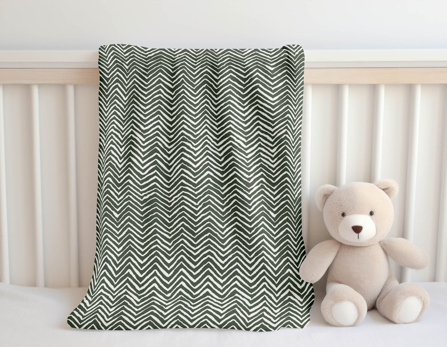 Chevron Snug Velveteen Fleece Blanket