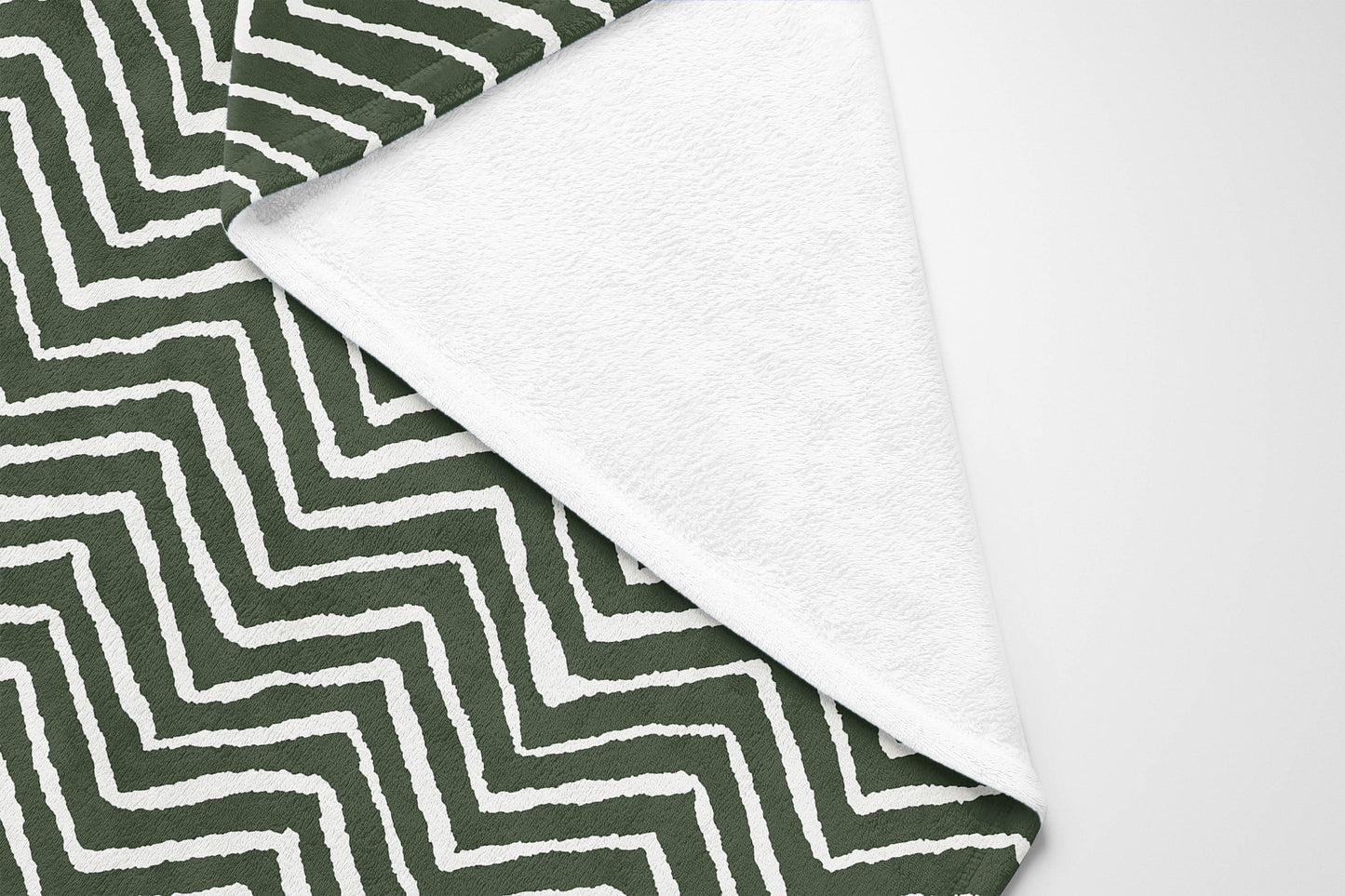 Chevron Snug Velveteen Fleece Blanket