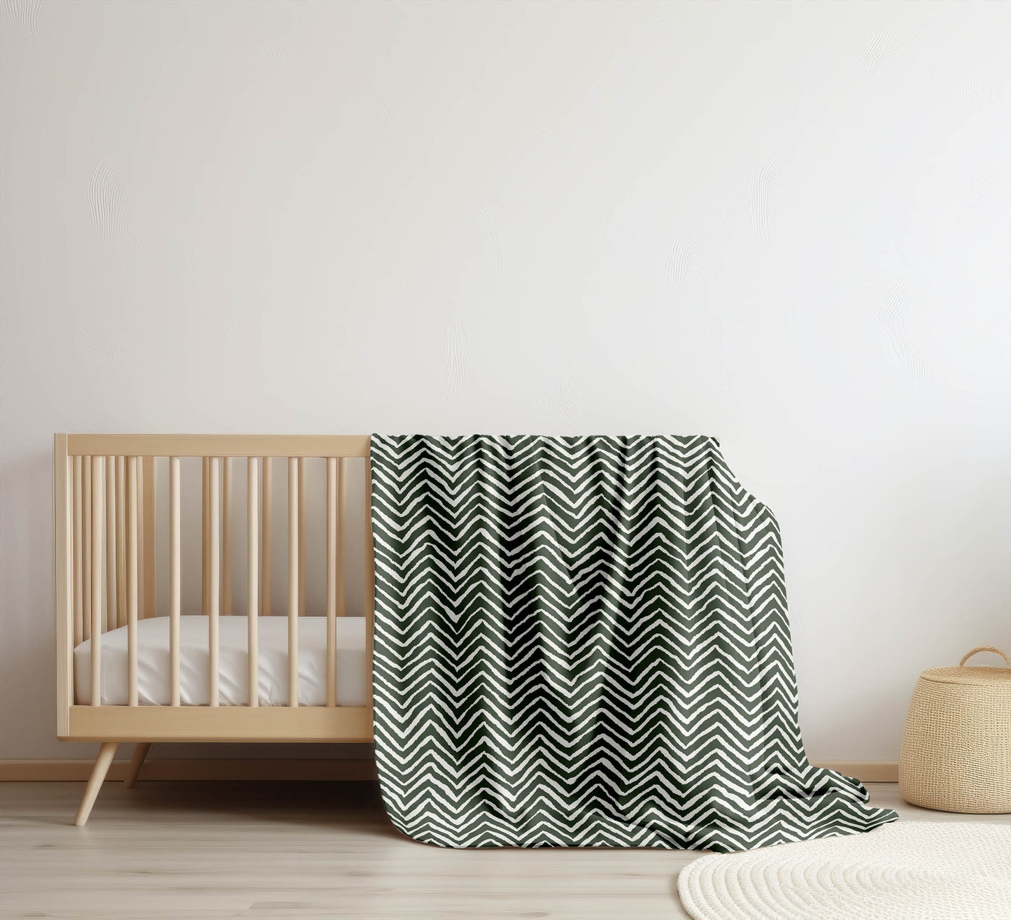 Chevron Snug Velveteen Fleece Blanket