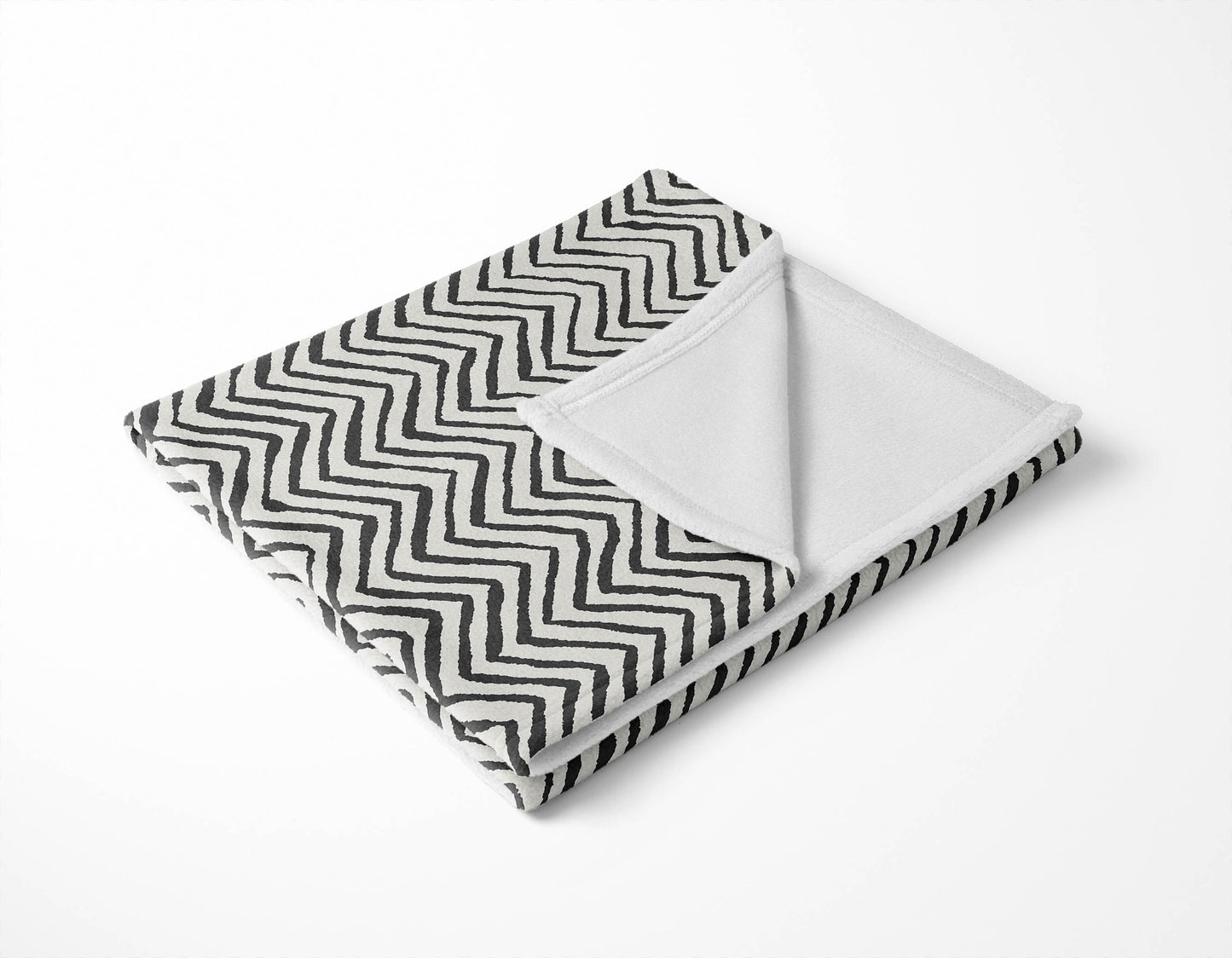 Chevron Snug Velveteen Fleece Blanket