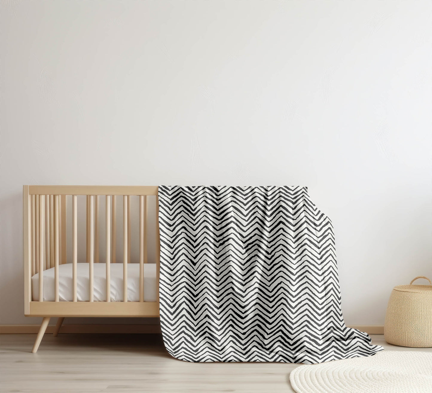 Chevron Snug Velveteen Fleece Blanket
