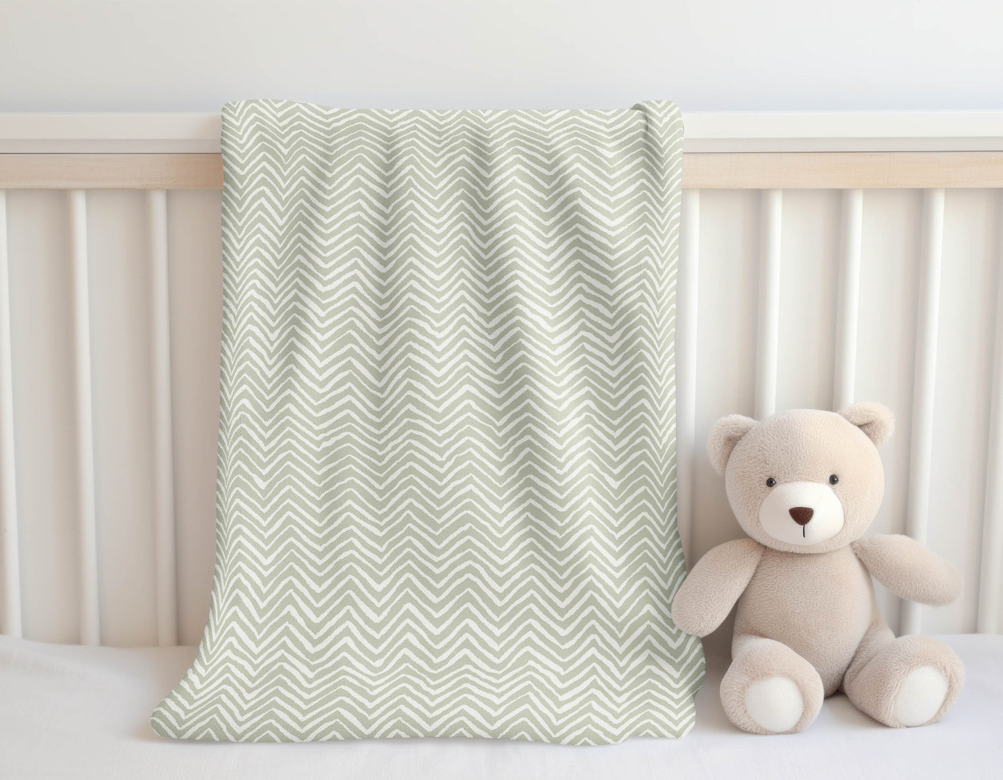 Chevron Snug Velveteen Fleece Blanket