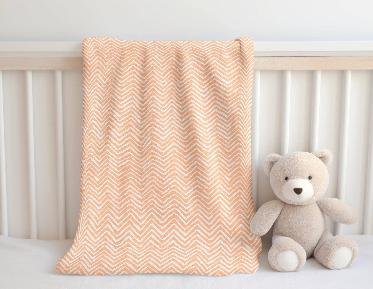 Chevron Snug Velveteen Fleece Blanket