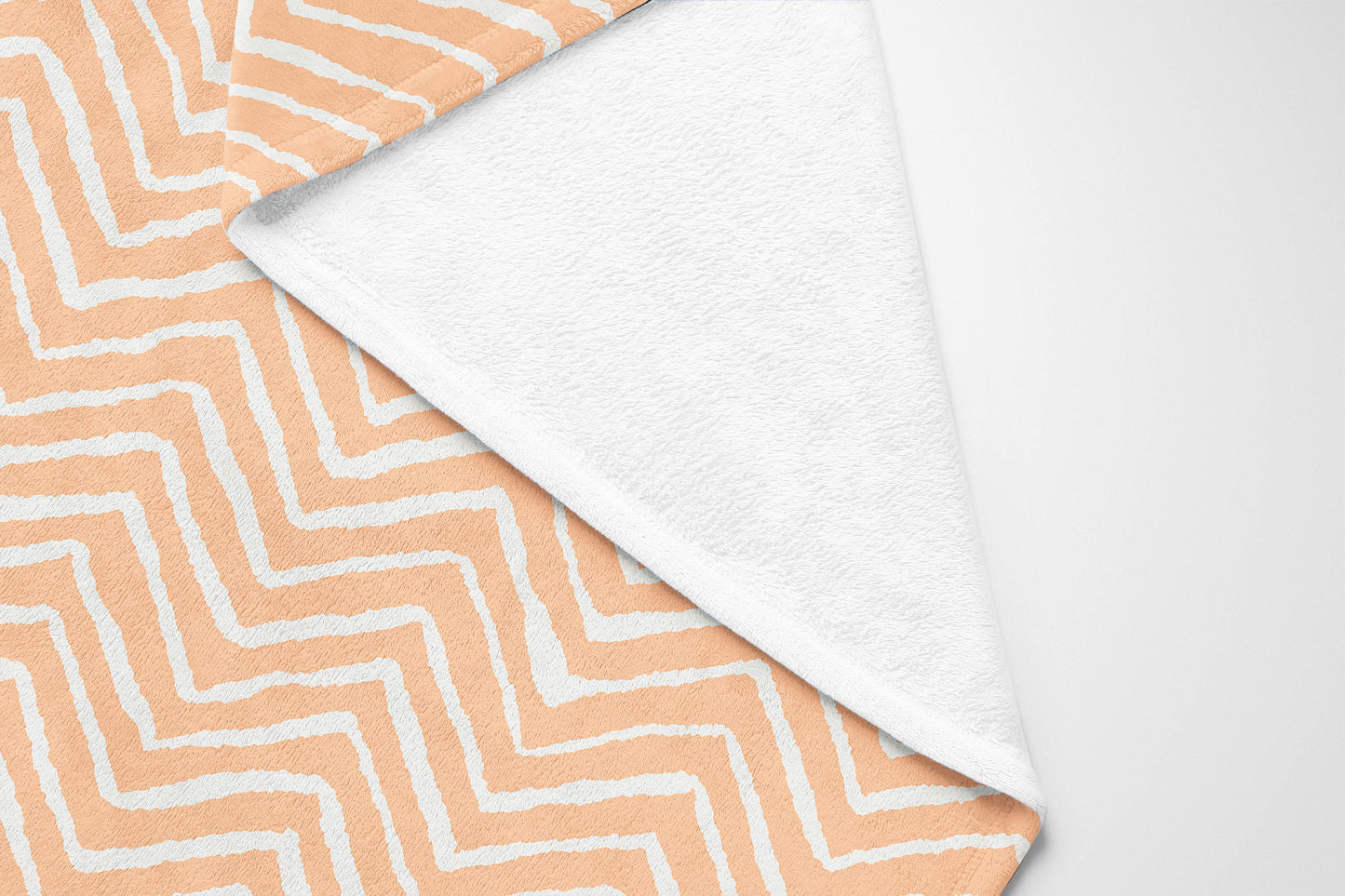 Chevron Snug Velveteen Fleece Blanket