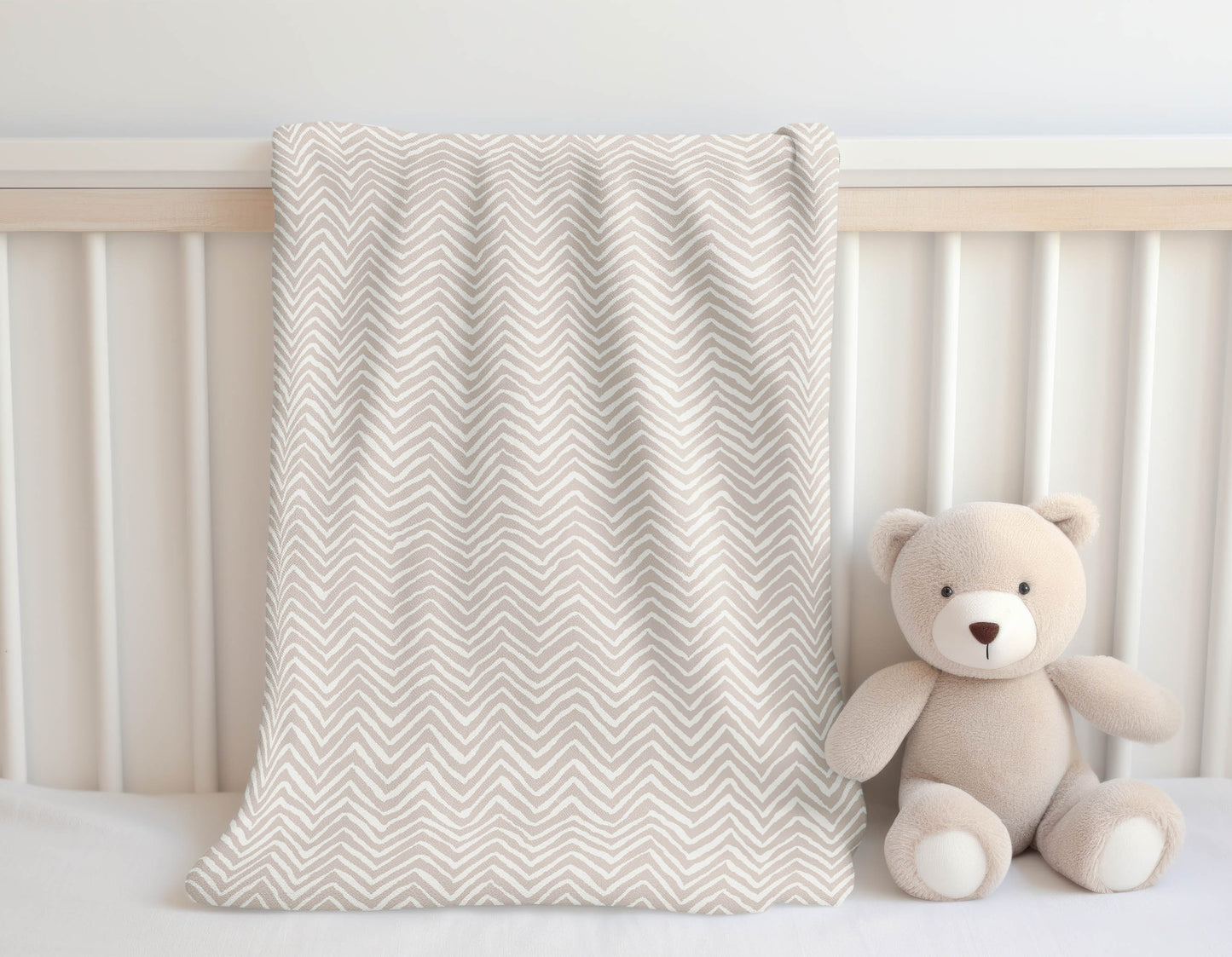 Chevron Snug Velveteen Fleece Blanket