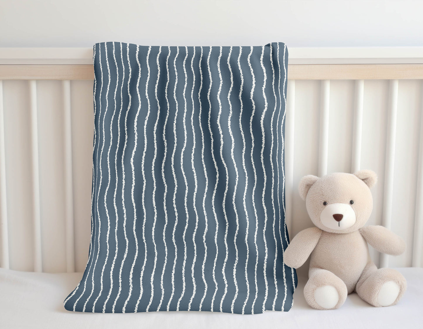 Wave Grunge Velveteen Fleece Blanket