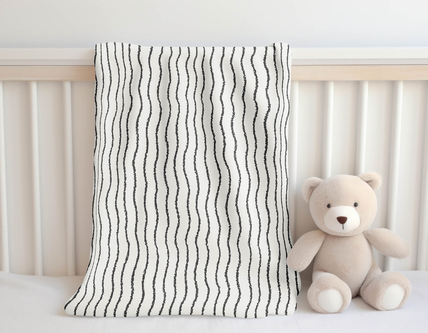 Wave Grunge Velveteen Fleece Blanket