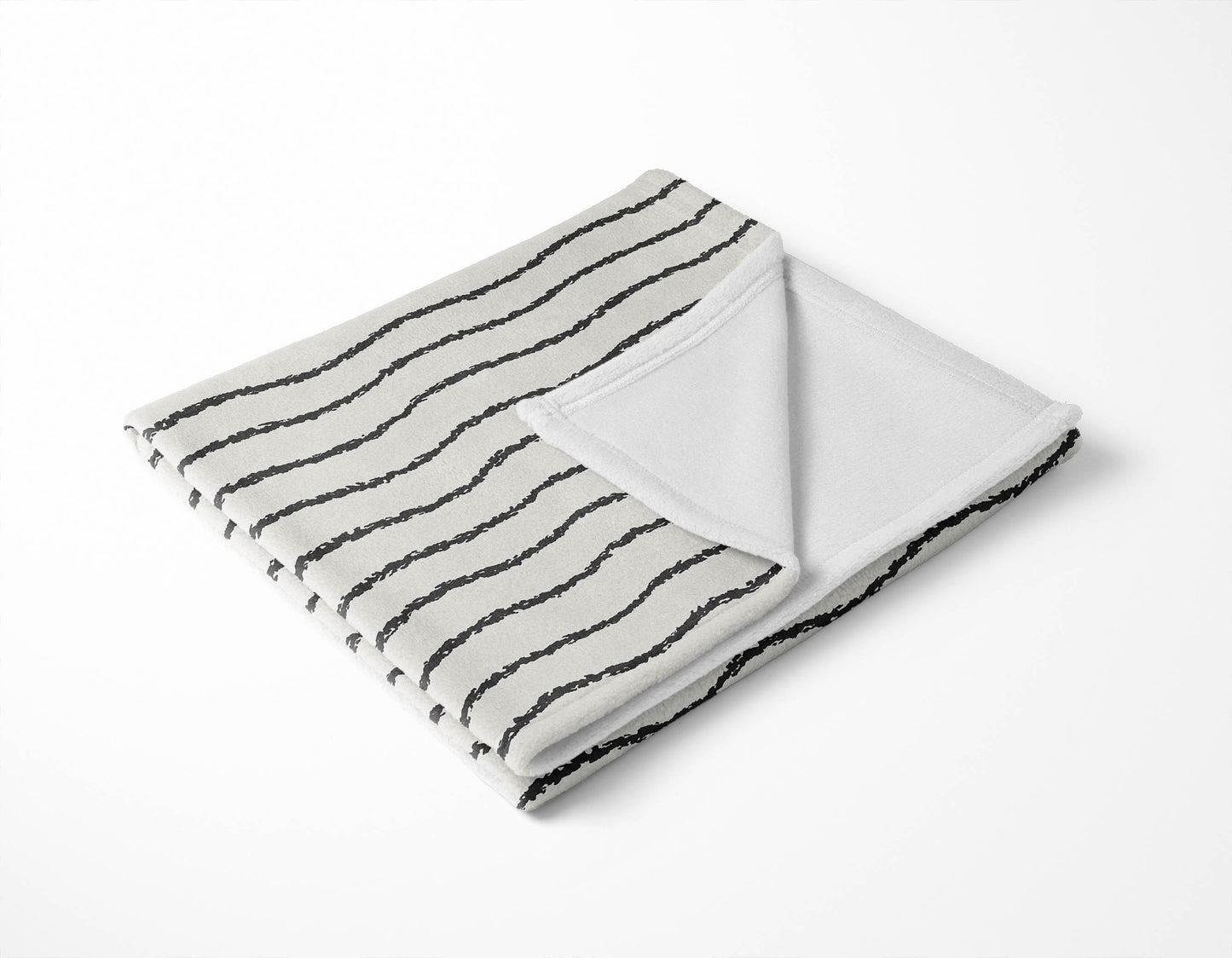 Wave Grunge Velveteen Fleece Blanket