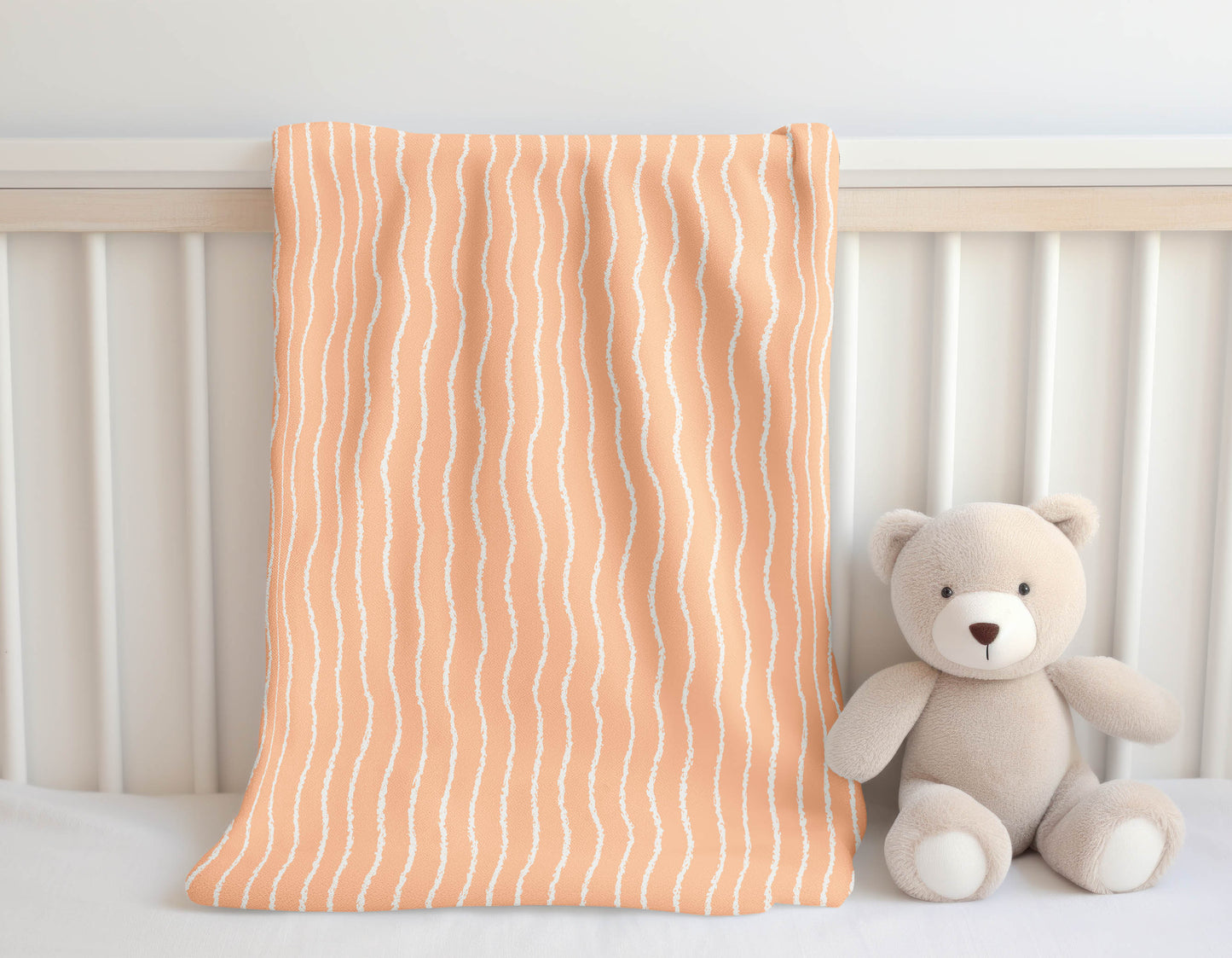 Wave Grunge Velveteen Fleece Blanket