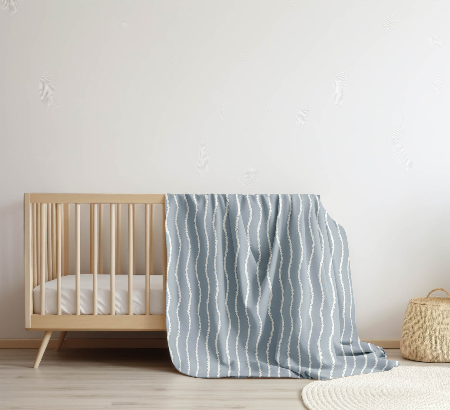 Wave Grunge Velveteen Fleece Blanket