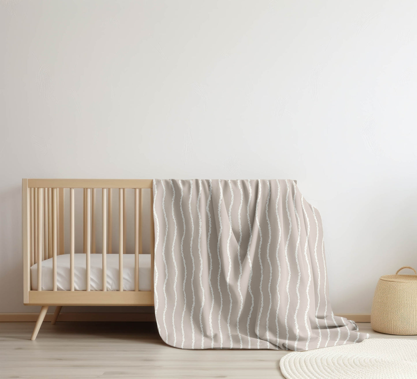 Wave Grunge Velveteen Fleece Blanket