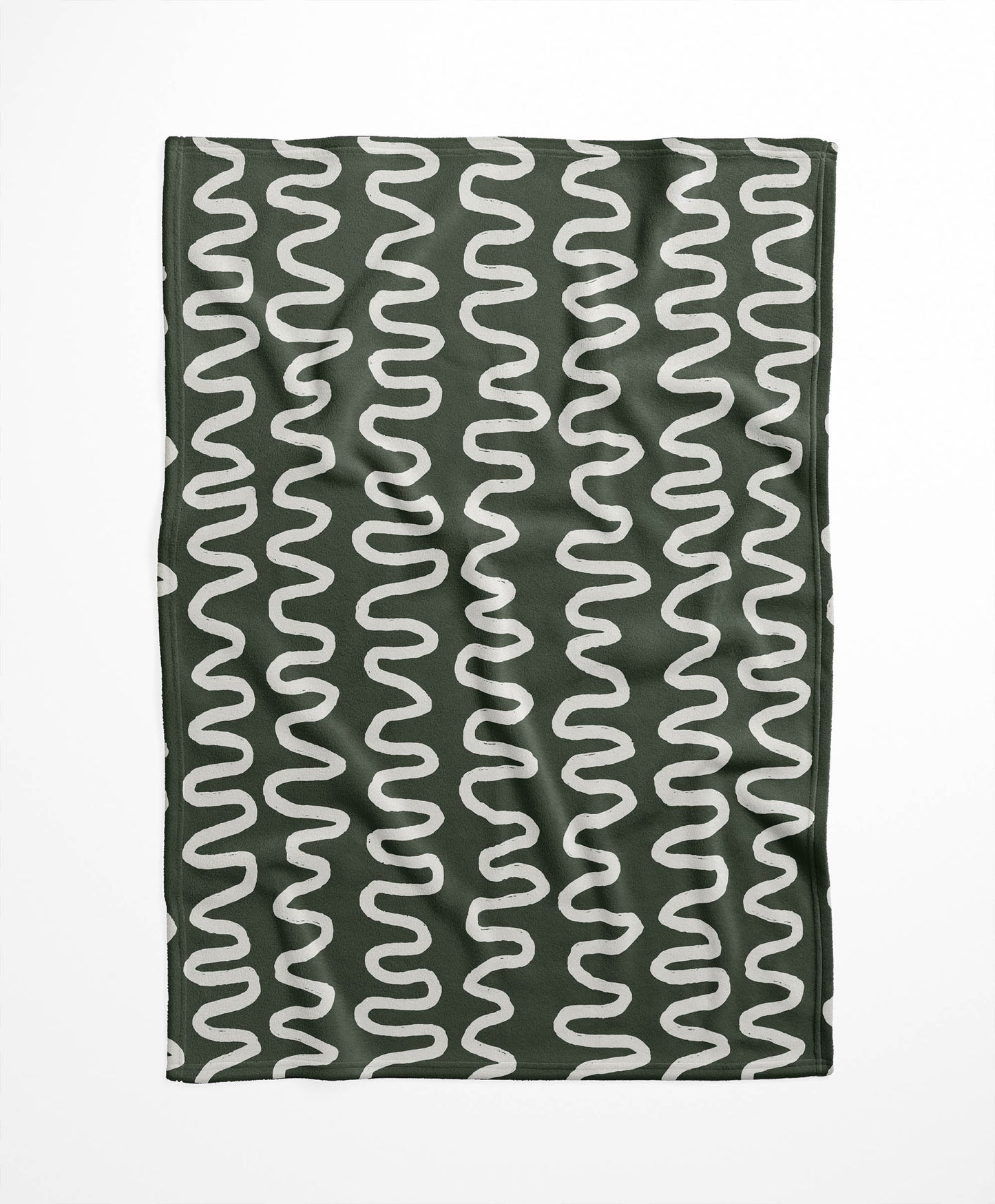 Wiggle Stripe Velveteen Fleece Blanket
