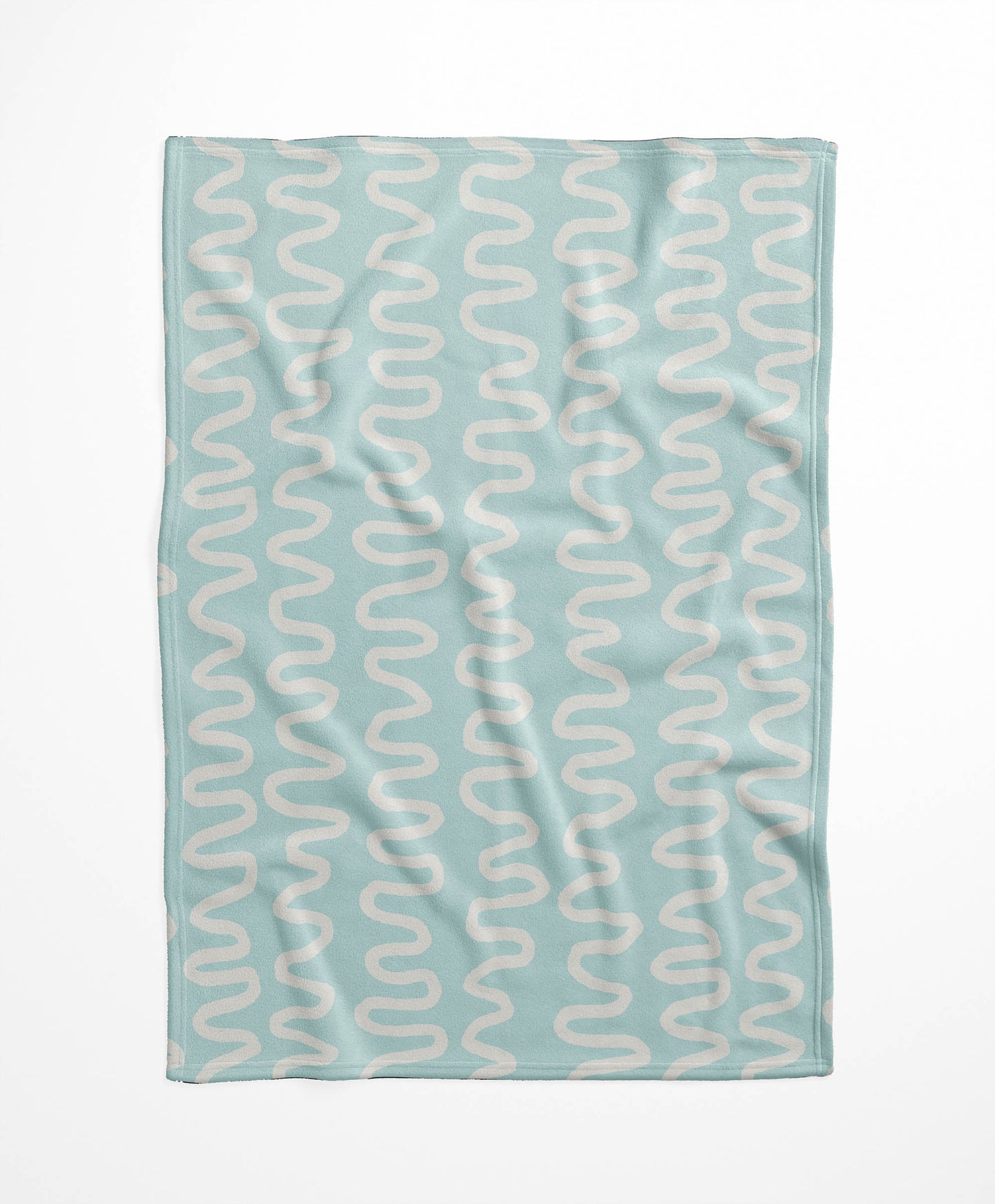 Wiggle Stripe Velveteen Fleece Blanket