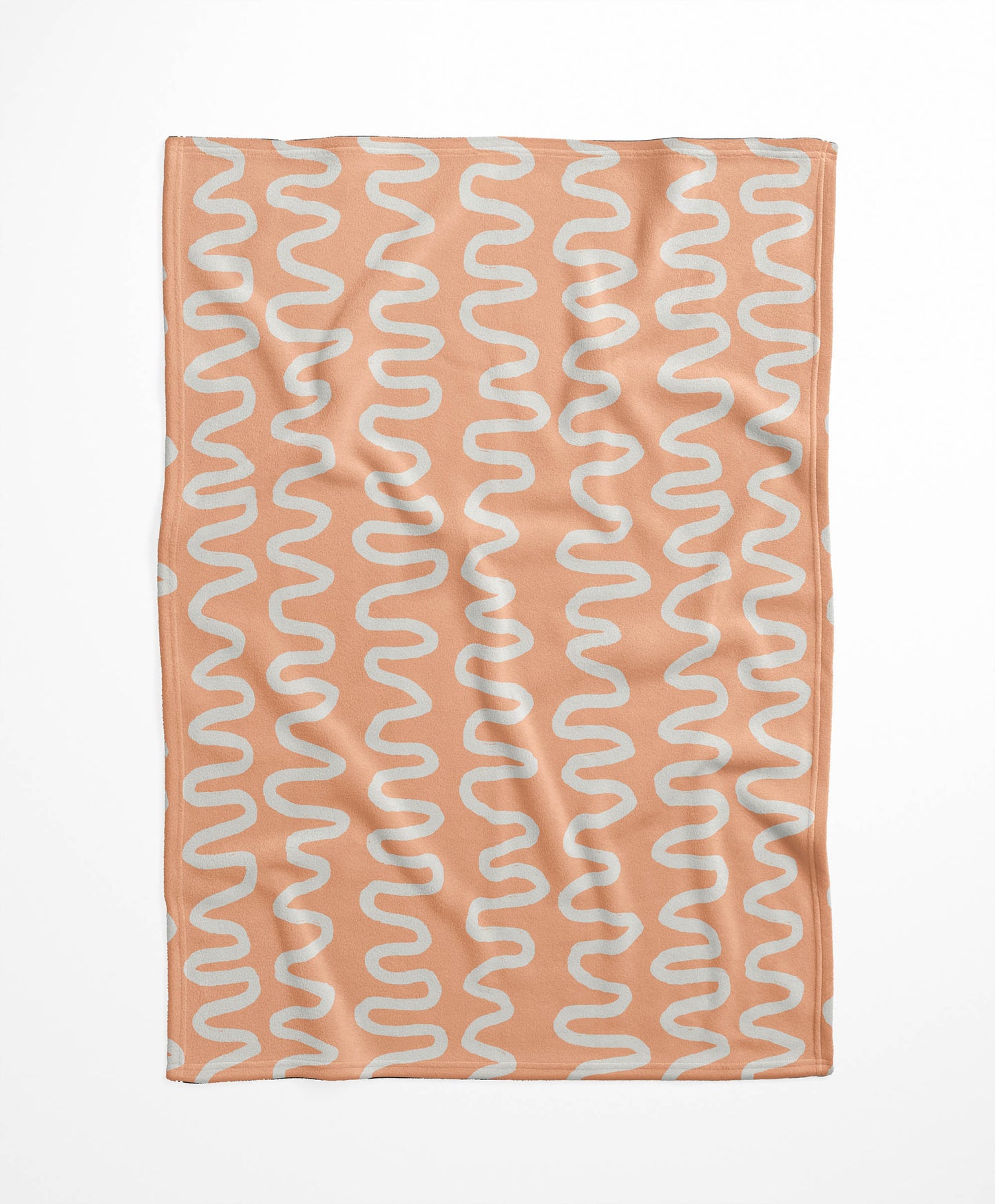 Wiggle Stripe Velveteen Fleece Blanket