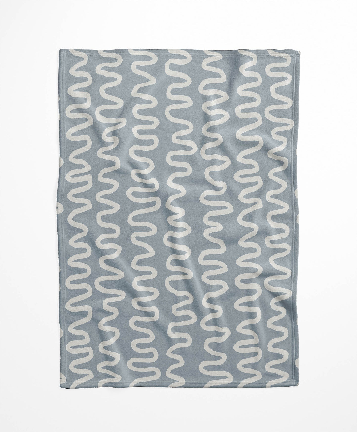 Wiggle Stripe Velveteen Fleece Blanket
