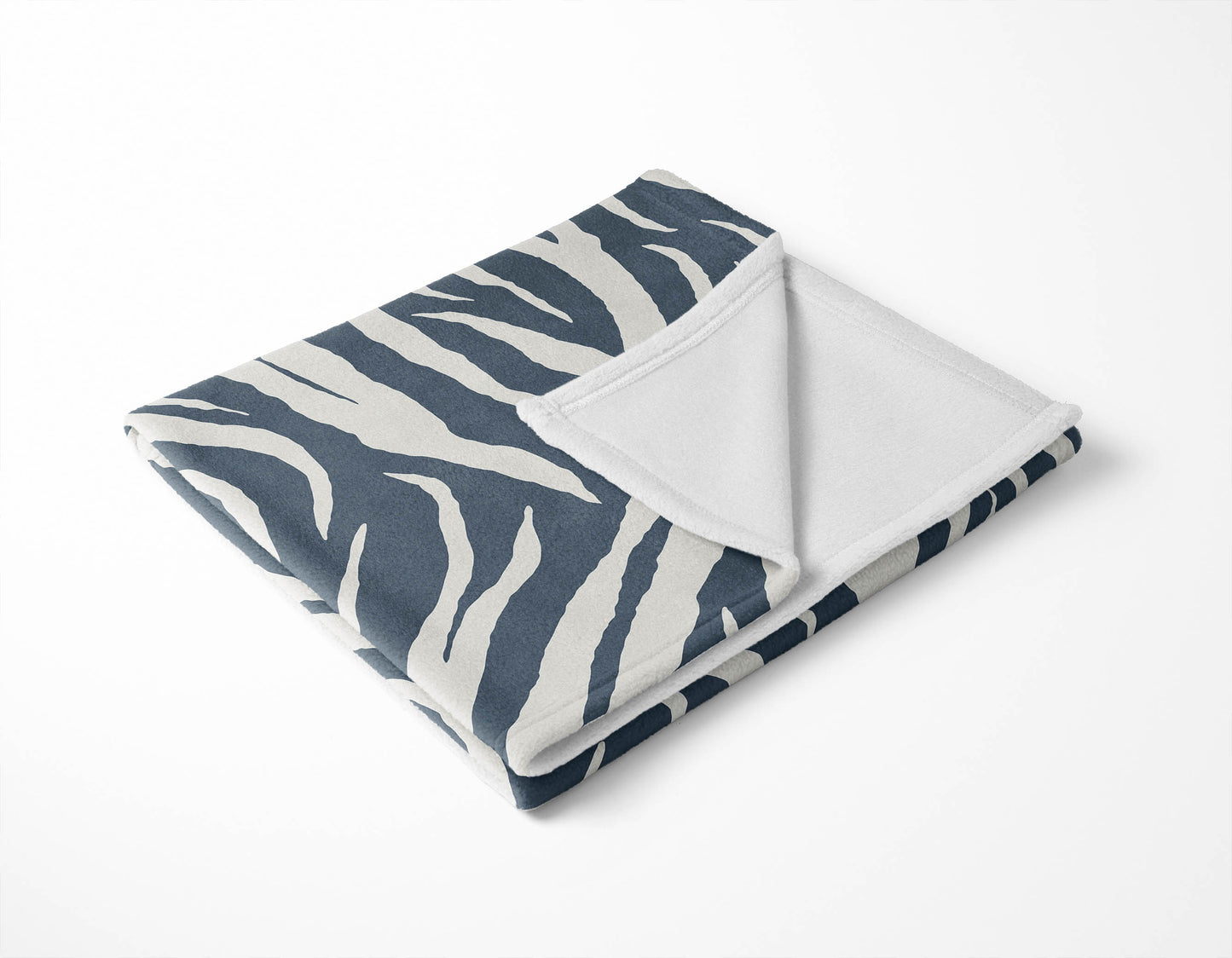Zebra Patch Velveteen Fleece Blanket