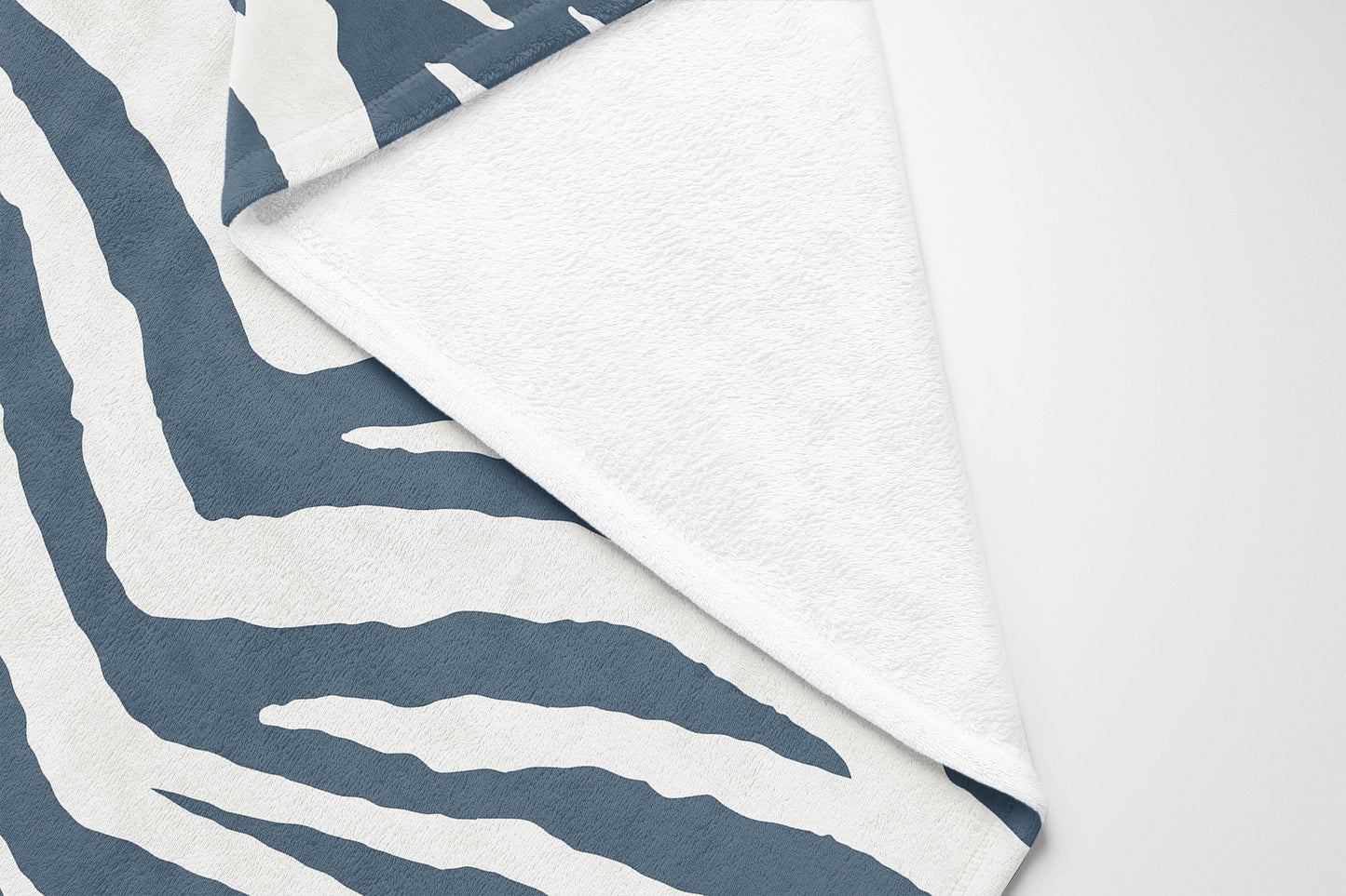 Zebra Patch Velveteen Fleece Blanket