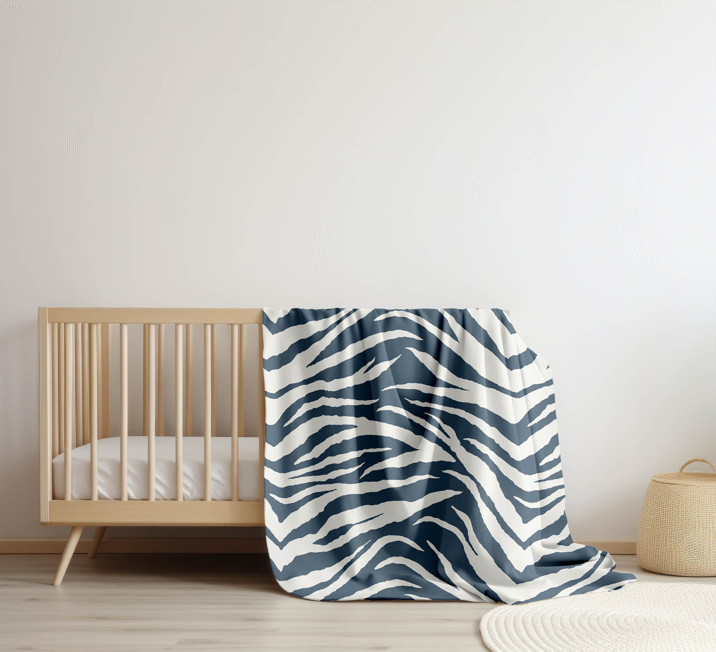 Zebra Patch Velveteen Fleece Blanket