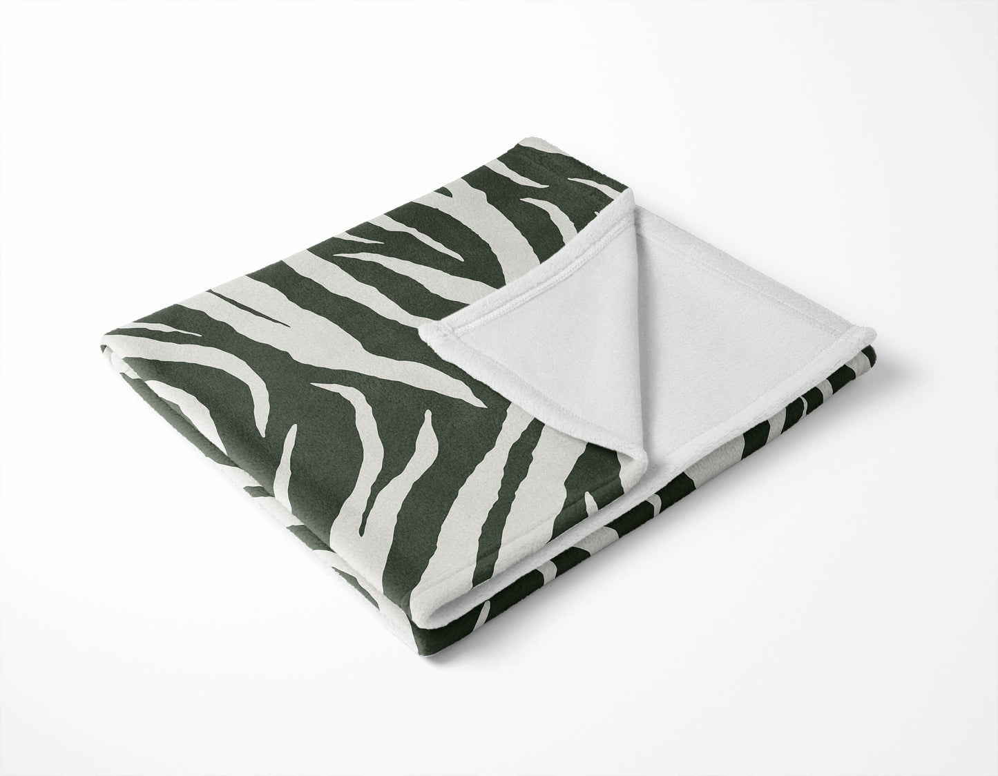 Zebra Patch Velveteen Fleece Blanket