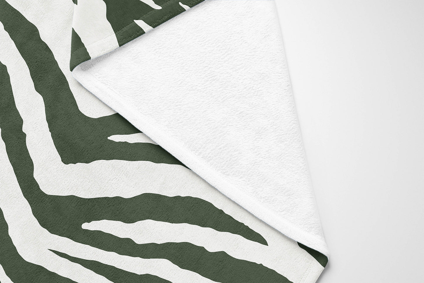 Zebra Patch Velveteen Fleece Blanket