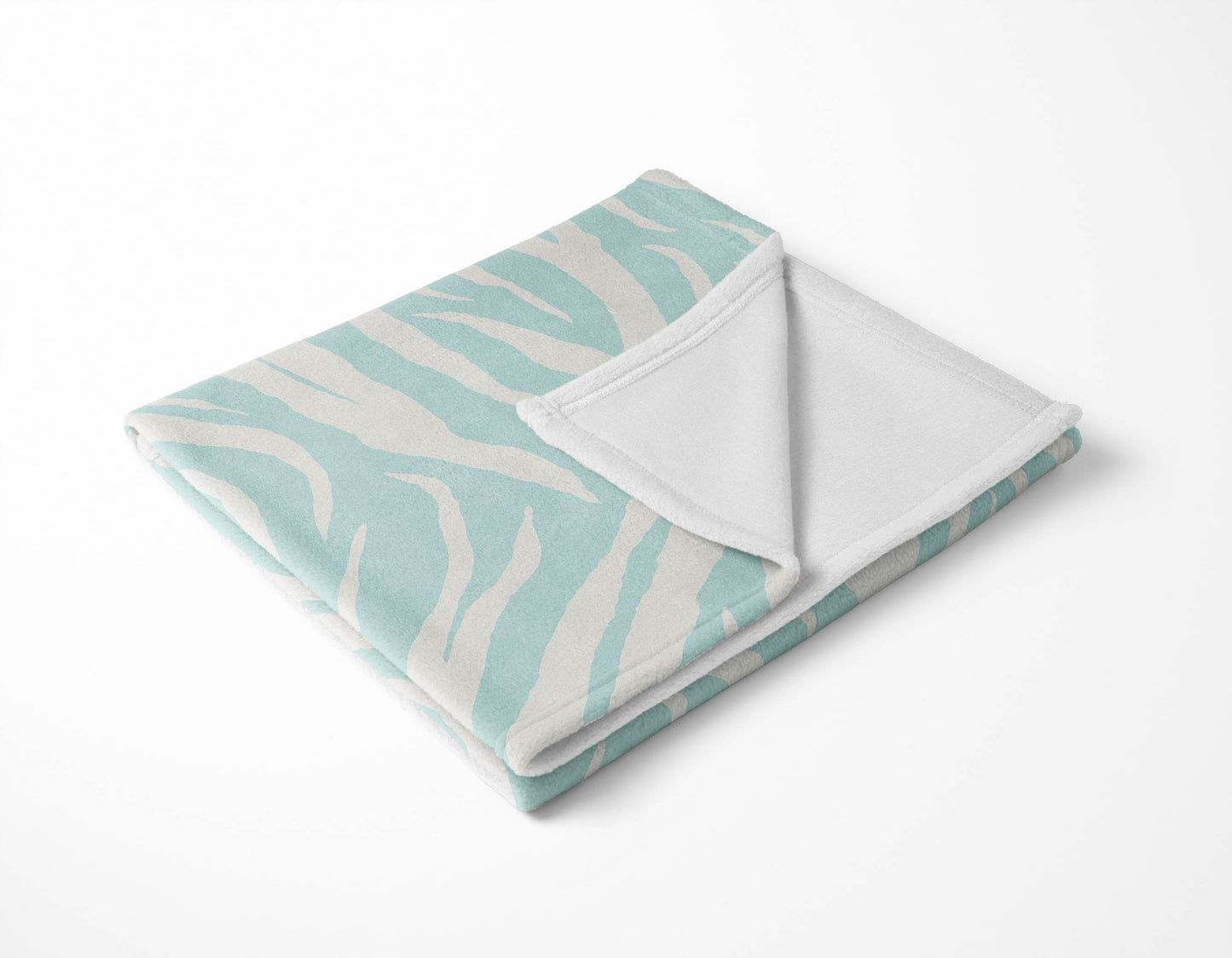 Zebra Patch Velveteen Fleece Blanket