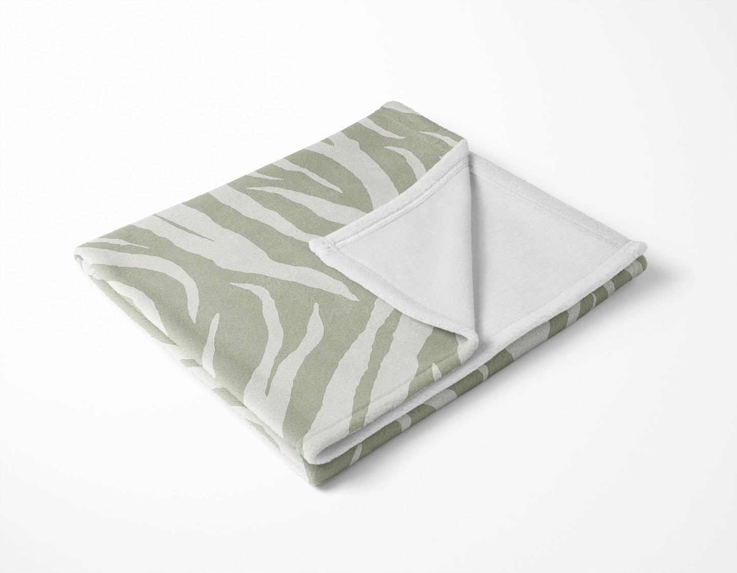 Zebra Patch Velveteen Fleece Blanket