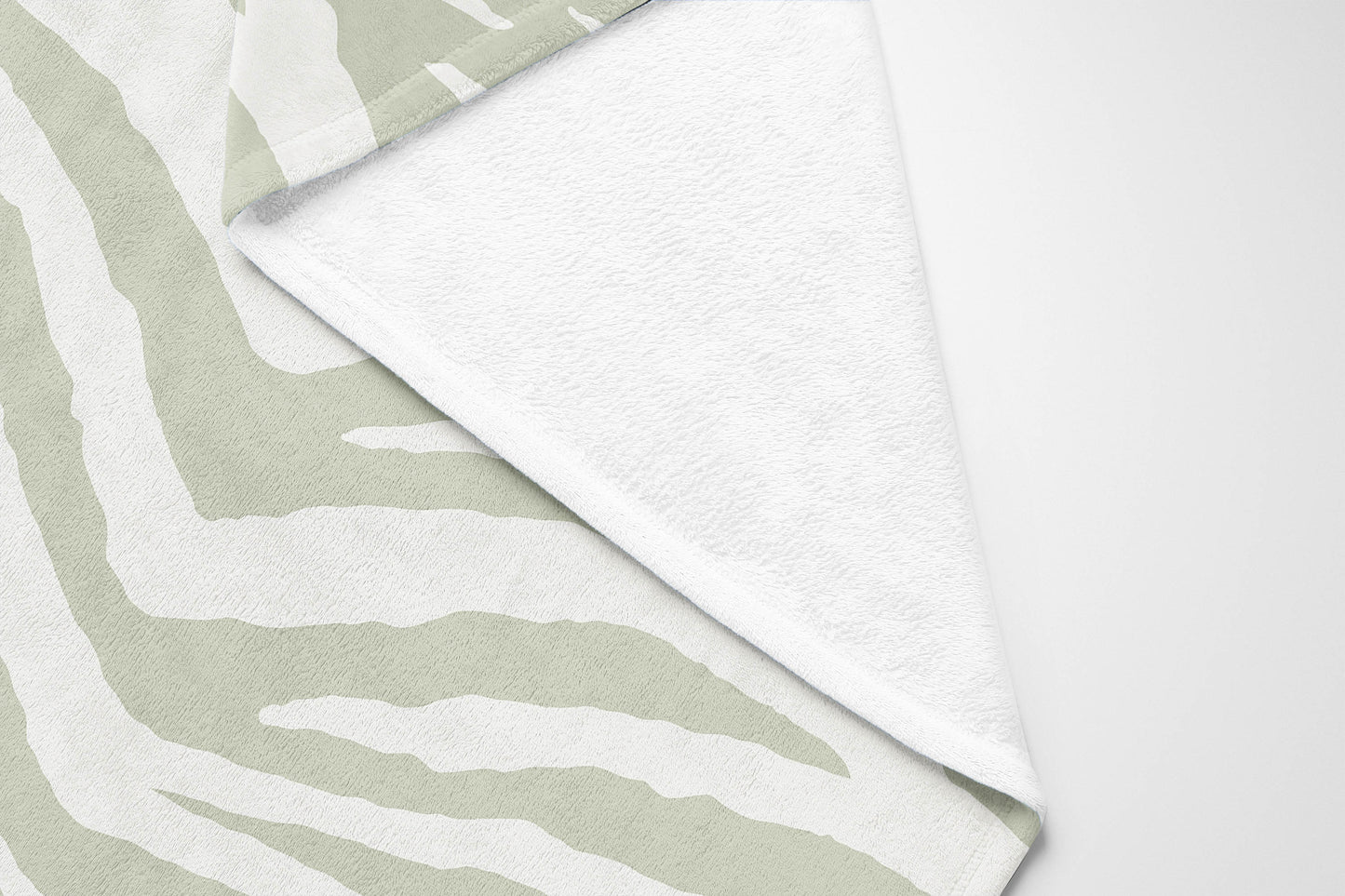 Zebra Patch Velveteen Fleece Blanket