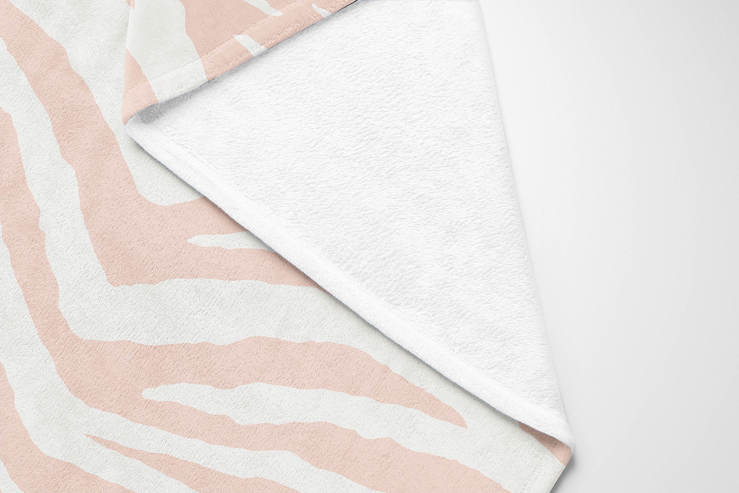 Zebra Patch Velveteen Fleece Blanket