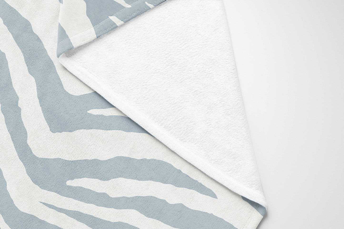 Zebra Patch Velveteen Fleece Blanket