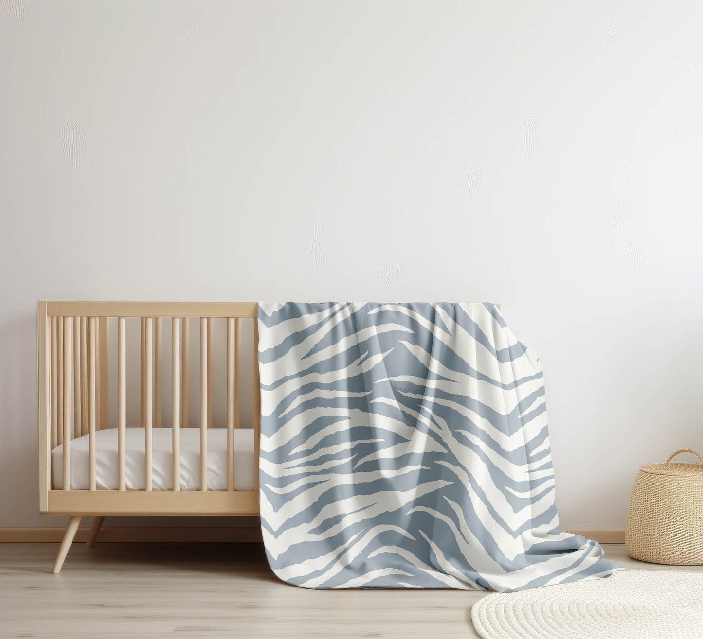 Zebra Patch Velveteen Fleece Blanket
