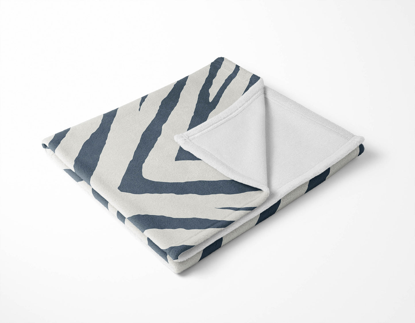 Zebra Stripe Velveteen Fleece Blanket