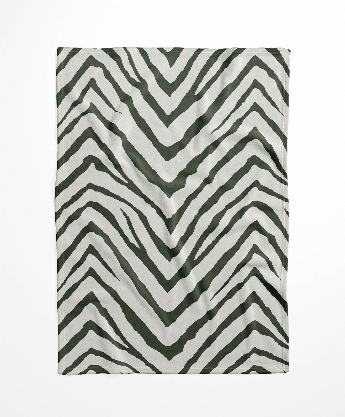 Zebra Stripe Velveteen Fleece Blanket