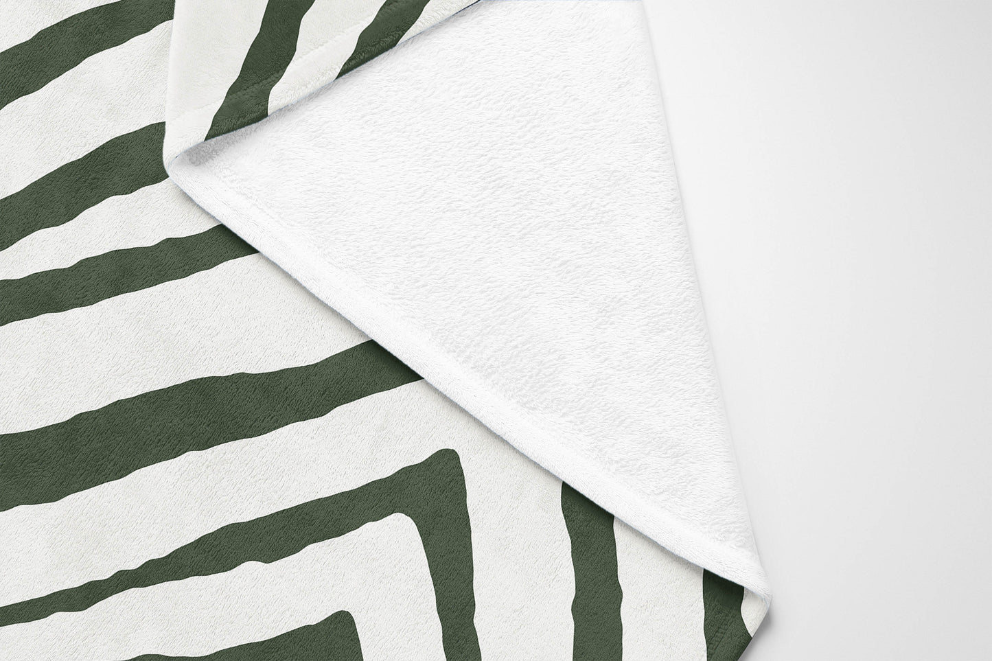 Zebra Stripe Velveteen Fleece Blanket