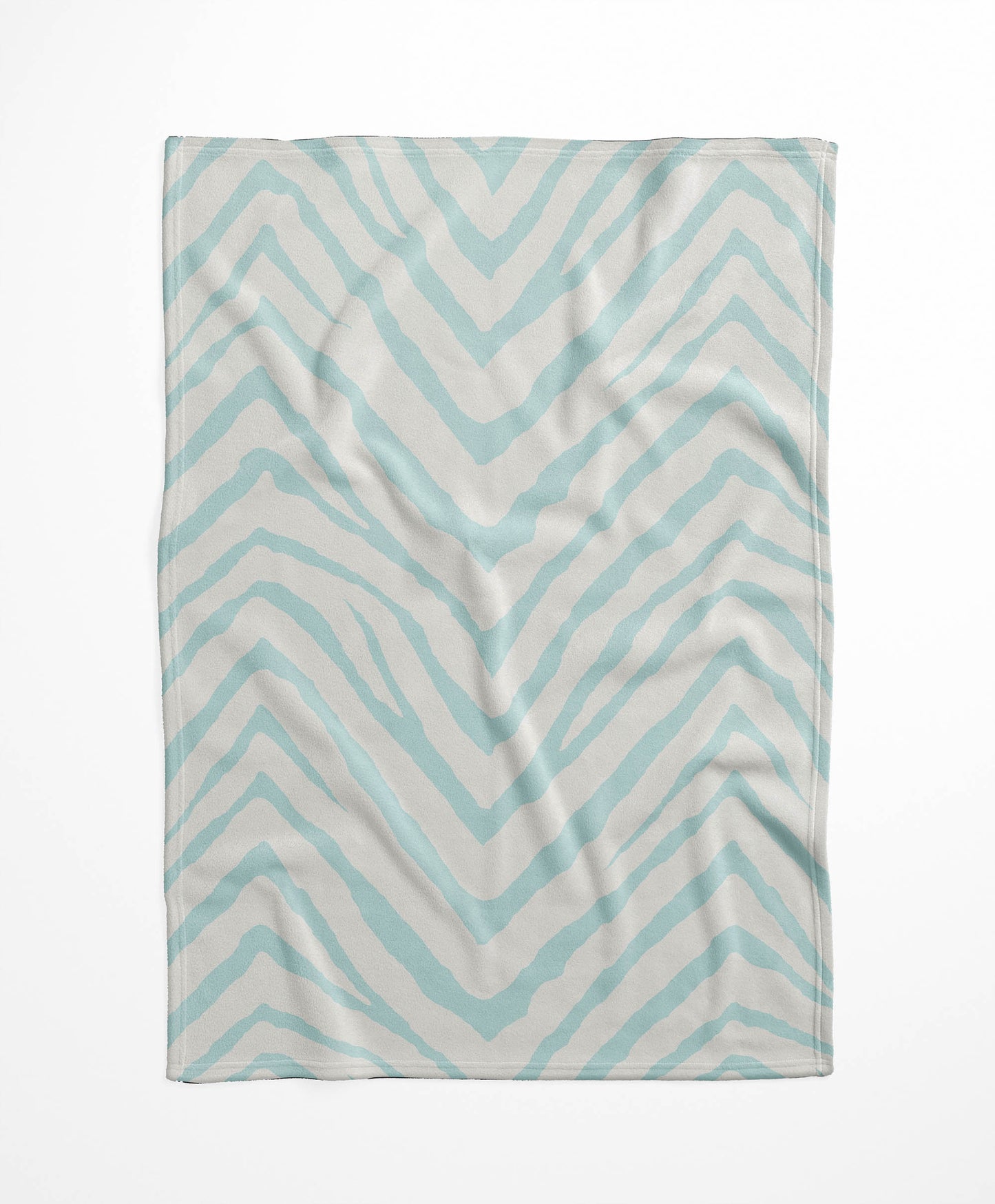 Zebra Stripe Velveteen Fleece Blanket