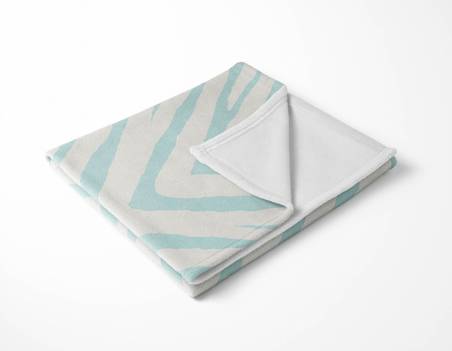 Zebra Stripe Velveteen Fleece Blanket