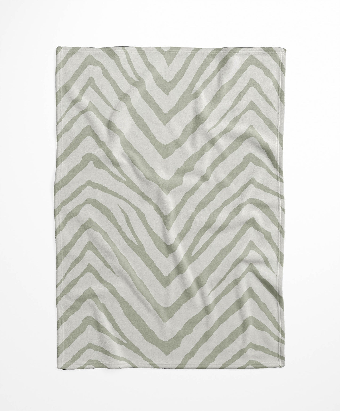 Zebra Stripe Velveteen Fleece Blanket