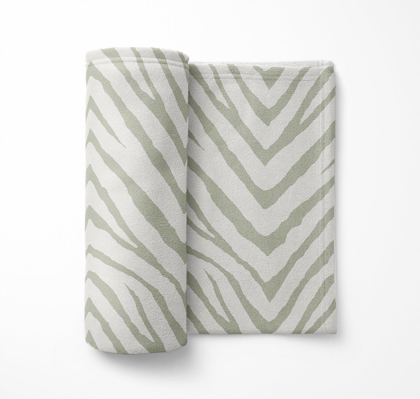 Zebra Stripe Velveteen Fleece Blanket