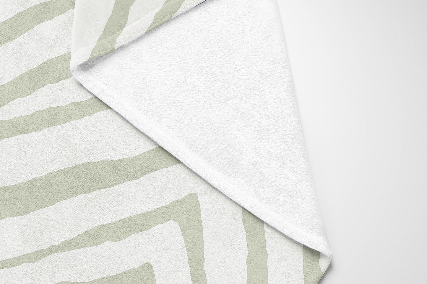 Zebra Stripe Velveteen Fleece Blanket