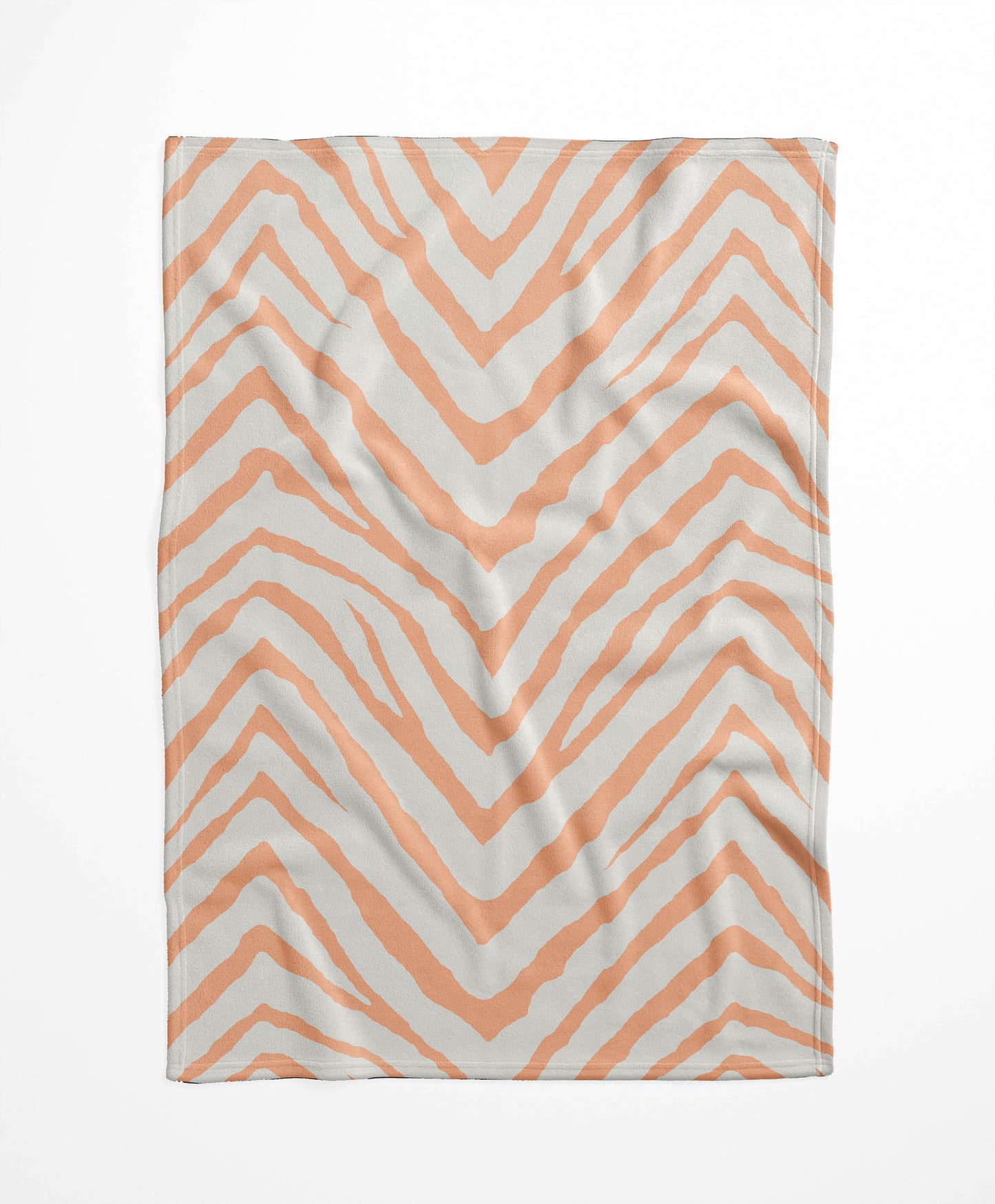 Zebra Stripe Velveteen Fleece Blanket