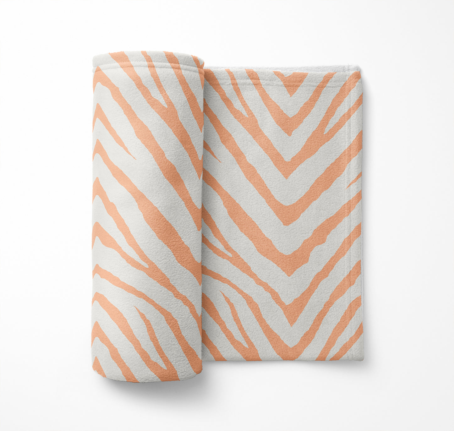 Zebra Stripe Velveteen Fleece Blanket