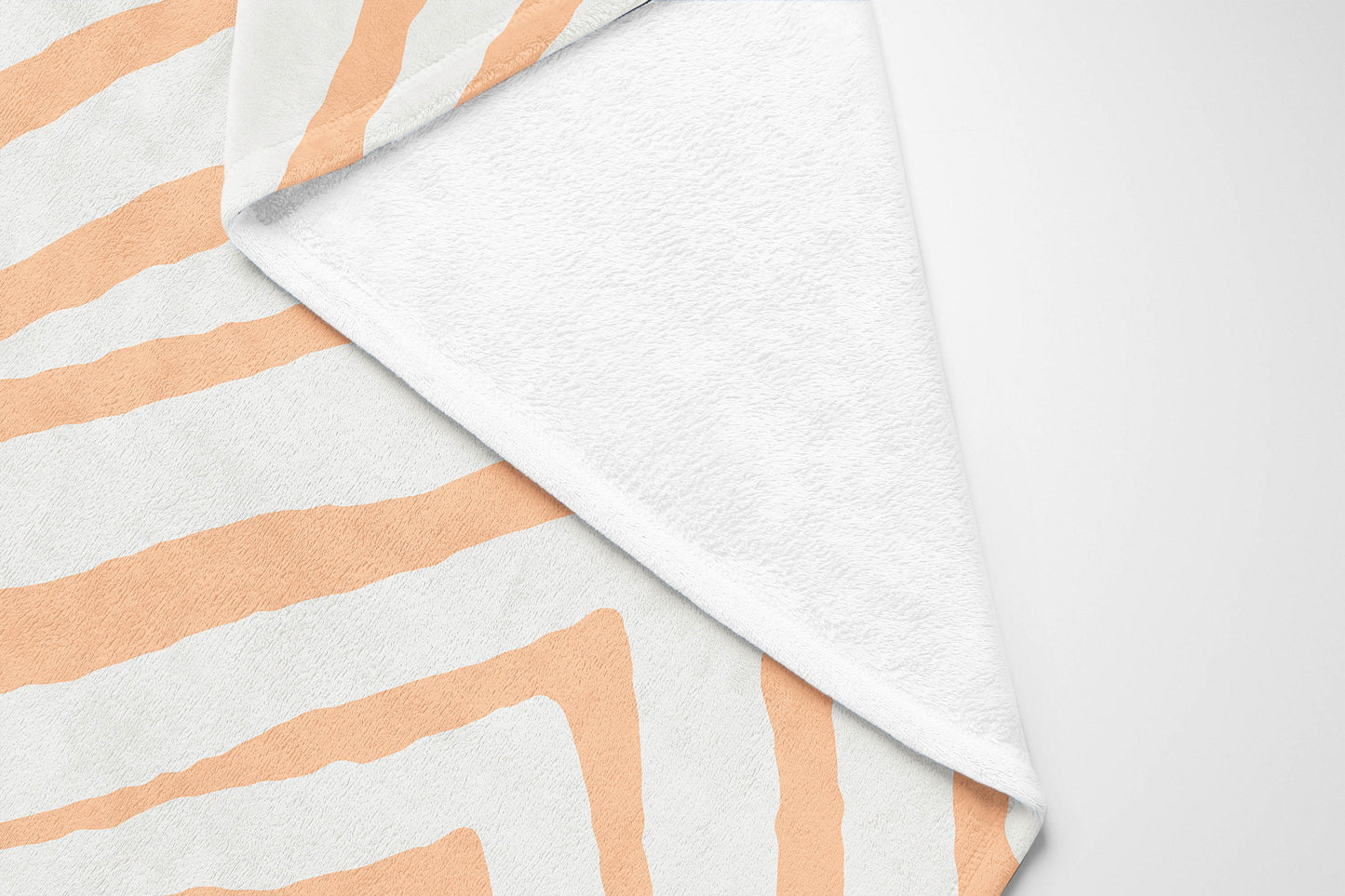 Zebra Stripe Velveteen Fleece Blanket